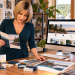 Marley reviews matching website and printed branding materials at Muskoka Graphics.