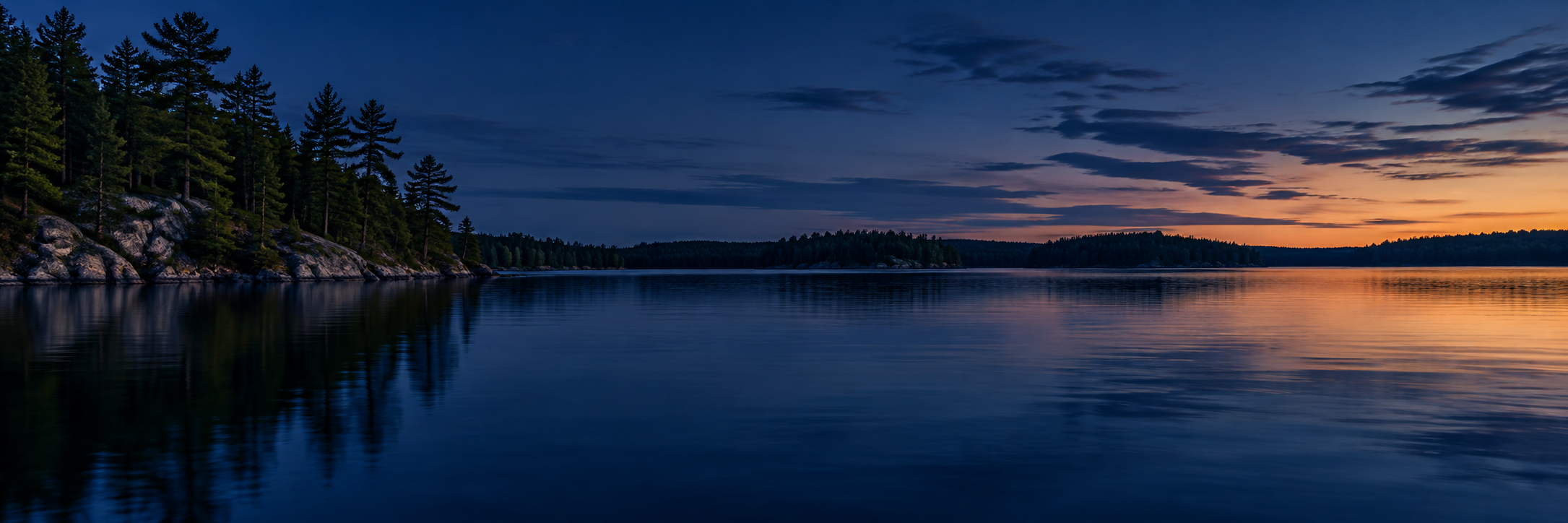 Muskoka Lake at Blue Hour